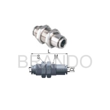 Быстрая муфта толчок в пневматический шланг Металл тип установки