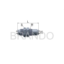 Быстрая муфта толчок в пневматический шланг Металл тип установки