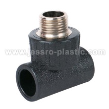 Raccordi in PE TEE maschio (filo di rame)